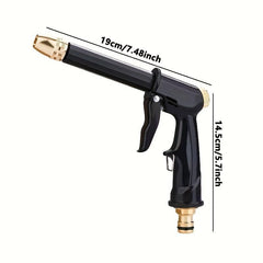 Metal Water Gun Nozzle High Pressure Sprayer Brass Nozzle Rotating