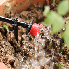 50pcs Sprinkler Garden Irrigation Micro Flow Drip Head Adjustable Water Dripper