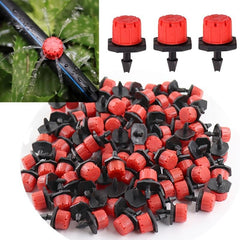 50pcs Sprinkler Garden Irrigation Micro Flow Drip Head Adjustable Water Dripper
