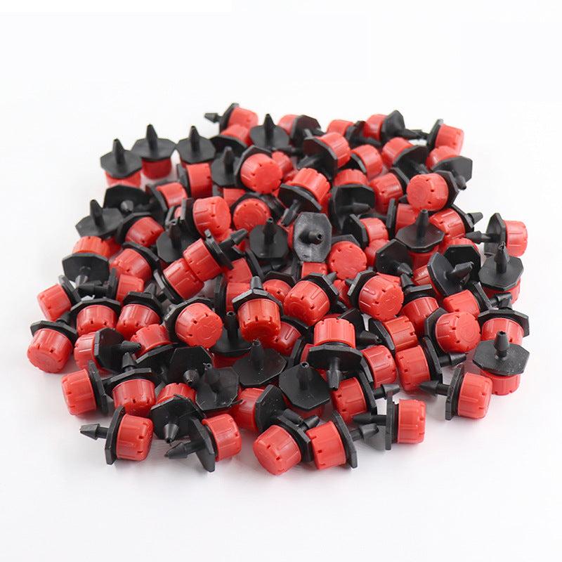 50pcs Sprinkler Garden Irrigation Micro Flow Drip Head Adjustable Water Dripper