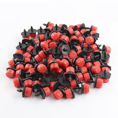 50pcs Sprinkler Garden Irrigation Micro Flow Drip Head Adjustable Water Dripper