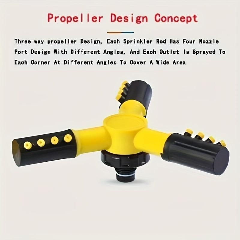 360 Degree Automatic Rotating Sprinkler for Lawn and Garden Watering