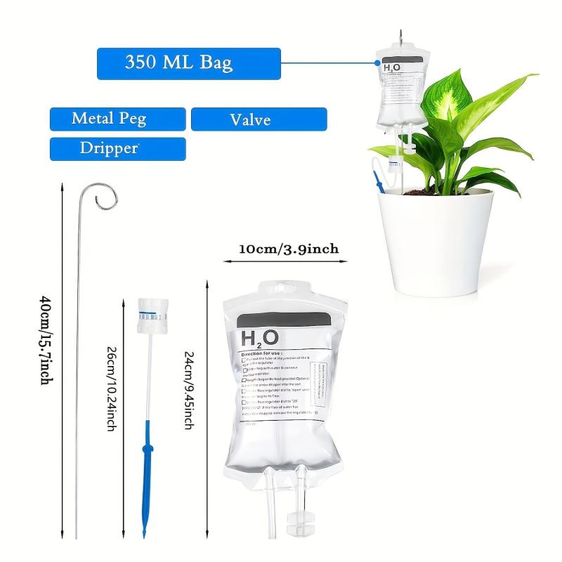 Plant Drip Irrigation Bag Self Watering System 350ml