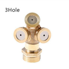 Adjustable Brass Misting Nozzle for Garden Irrigation