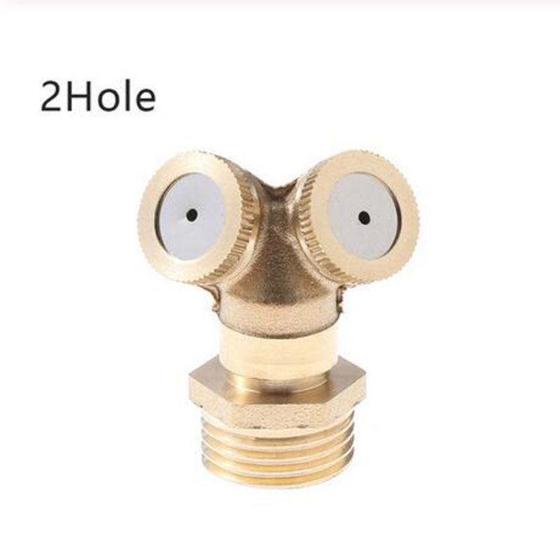 Adjustable Brass Misting Nozzle for Garden Irrigation