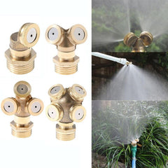 Adjustable Brass Misting Nozzle for Garden Irrigation