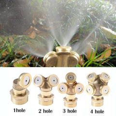 Adjustable Brass Misting Nozzle for Garden Irrigation