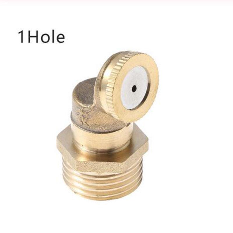 Adjustable Brass Misting Nozzle for Garden Irrigation