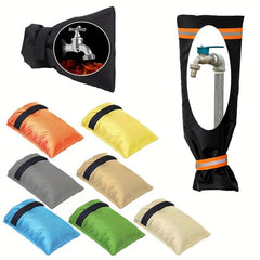 2pcs Reflective Antifreeze Faucet Cover for Winter Protection