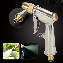 High Pressure Water Spray Gun Metal Brass Nozzle Car Garden Lawn Wash Hose Pipes