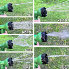 Adjustable Control Valve Switch Watering Hose Nozzle Set