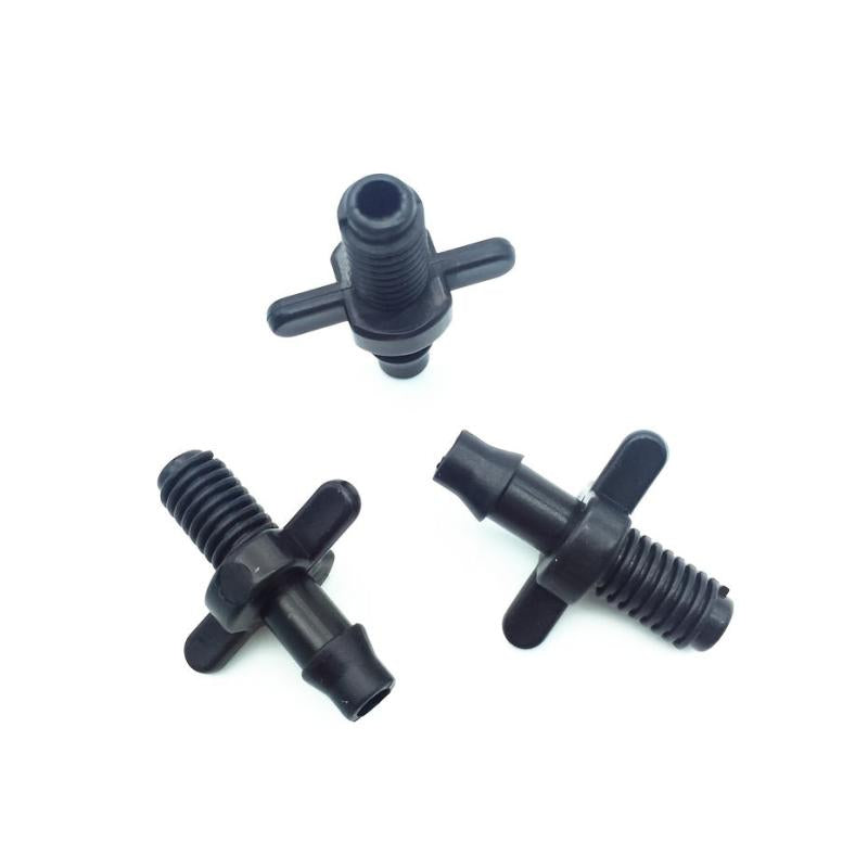 50pcs 4 7mm Splitter Adapter Connector Garden Irrigation Plant Watering