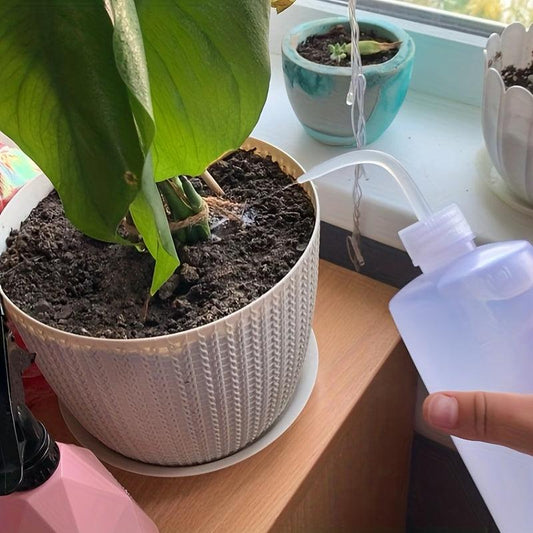 Succulent Curved Mouth Pot Large Transparent Watering Bottle