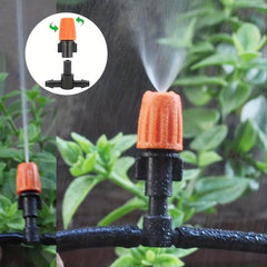 20pcs Garden Drip Irrigation Misting Nozzles - Adjustable Micro Sprinkler Heads