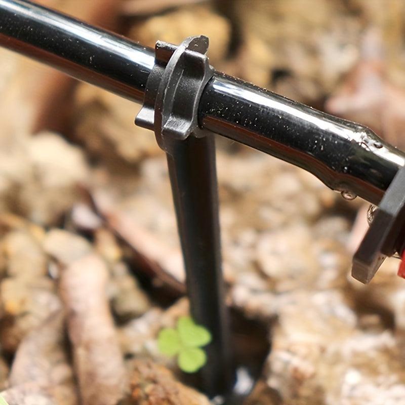 1pc Irrigation Bracket Stake C Shaped Fixing Rod Micro Drip System Pipe Stake