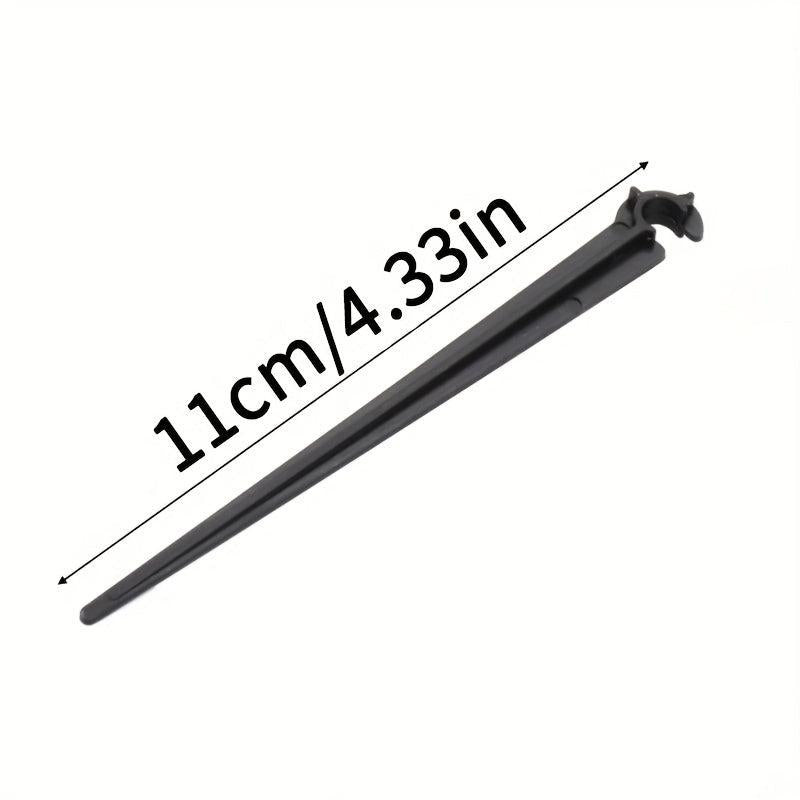 1pc Irrigation Bracket Stake C Shaped Fixing Rod Micro Drip System Pipe Stake