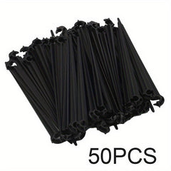 1pc Irrigation Bracket Stake C Shaped Fixing Rod Micro Drip System Pipe Stake