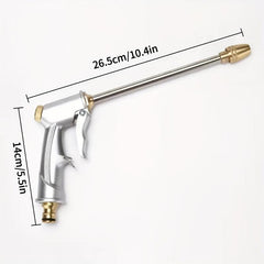 High Pressure Water Gun Garden Hose Nozzle Aluminium Sprayer