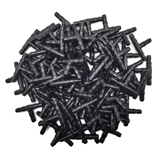 50pcs Barbed Tee Fittings: Effortlessly Connect Your Watering System