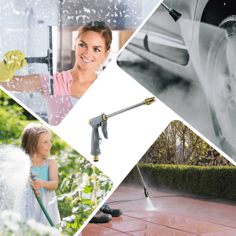 Portable High Pressure Water Gun for Car Wash & Garden Watering