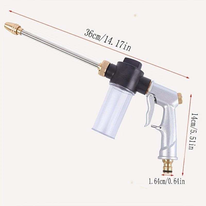 Pure Copper Nozzle Foam Car Washing Water Gun Electroplating Foam Gun
