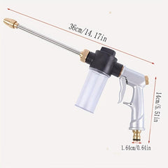 Pure Copper Nozzle Foam Car Washing Water Gun Electroplating Foam Gun