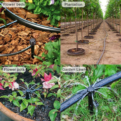 Adjustable Dripper Spray Head for Gardening Watering Fruit Tree Irrigation