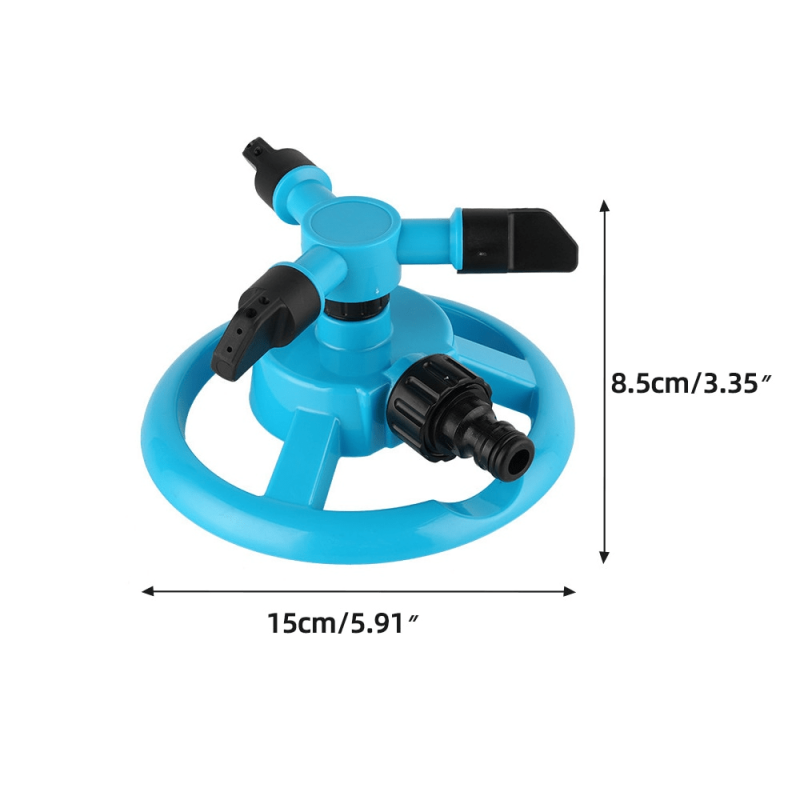 360 Rotating Sprinklers for Garden & Plant Irrigation w/ Nozzle
