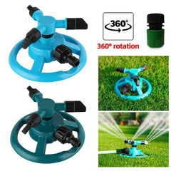 360 Rotating Sprinklers for Garden & Plant Irrigation w/ Nozzle