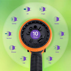 Heavy Duty Hose Sprayer With 10 Adjustable Modes