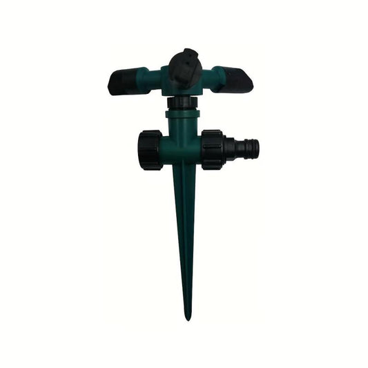 360 Degree 3 Arm Rotating Sprinkler Automatic Nozzle Garden Irrigation