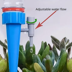Automatic Drip Irrigation Spikes for Greenhouse Plant Watering