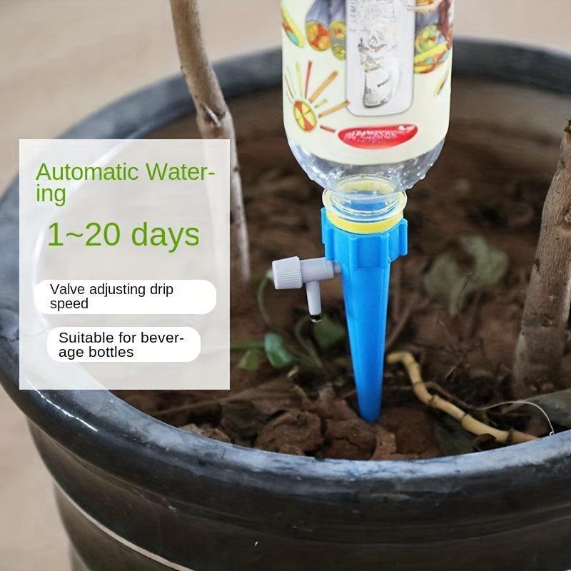 Automatic Drip Irrigation Spikes for Greenhouse Plant Watering