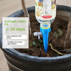Automatic Drip Irrigation Spikes for Greenhouse Plant Watering
