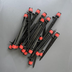 50pcs Irrigation Dripper Drip Emitter Water System w/ Adjustable Valve Switch