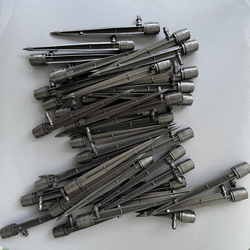 50pcs Irrigation Dripper Drip Emitter Water System w/ Adjustable Valve Switch