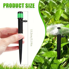50pcs Irrigation Dripper Drip Emitter Water System w/ Adjustable Valve Switch