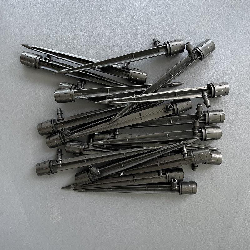 50pcs Irrigation Dripper Drip Emitter Water System w/ Adjustable Valve Switch