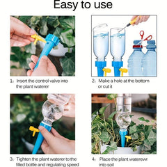 12pcs Self watering Plant Spikes Auto Water Dripper Device