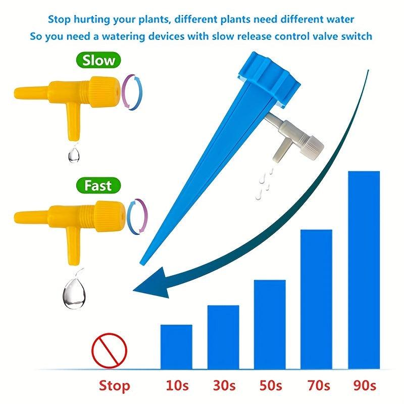 12pcs Self watering Plant Spikes Auto Water Dripper Device