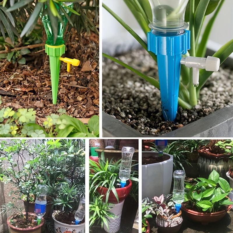 12pcs Self watering Plant Spikes Auto Water Dripper Device