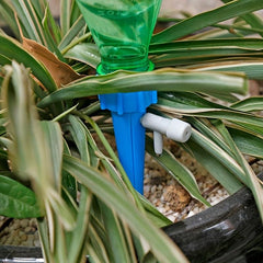 12pcs Watering Device Seepage Dripper with Switch Control Valve