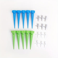 12pcs Watering Device Seepage Dripper with Switch Control Valve