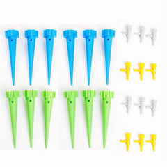 12pcs Watering Device Seepage Dripper with Switch Control Valve