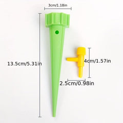 12pcs Watering Device Seepage Dripper with Switch Control Valve