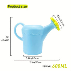 600ml Plastic Watering Can Petal Shower for Gardening