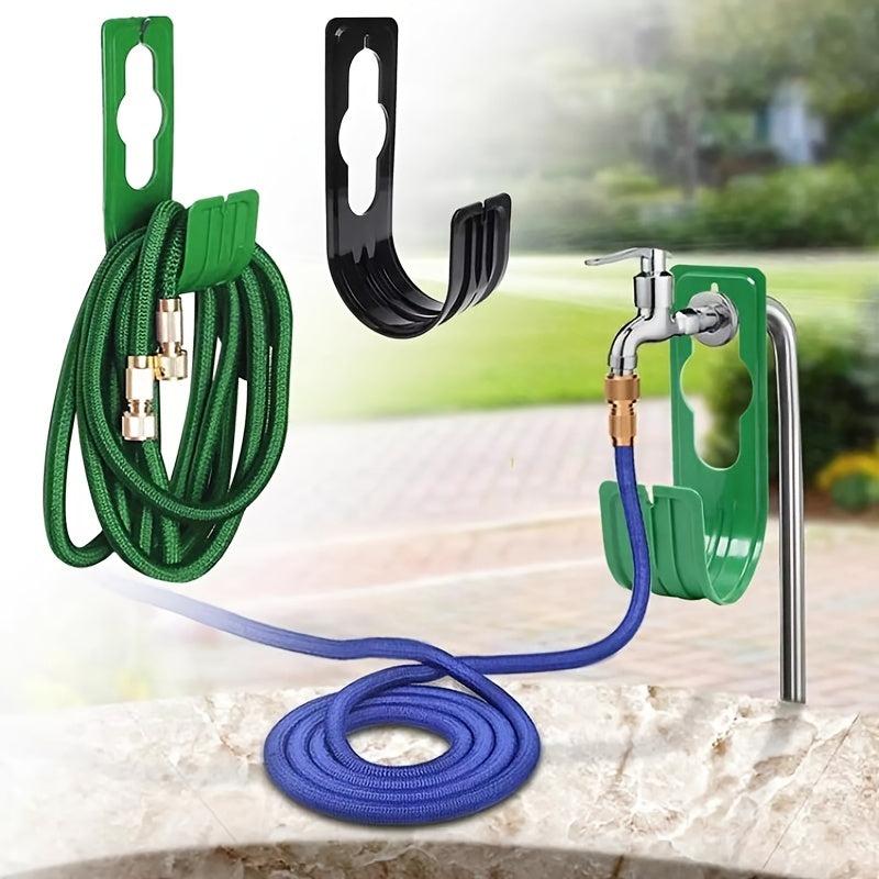 2pcs Water Hose Hanger Water Pipe Hook Garden Hose Holder Metal Expandable