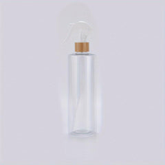 Brown Empty Spray Bottle Pump Cleaning Agent Hand Buckle Plastic Bottle