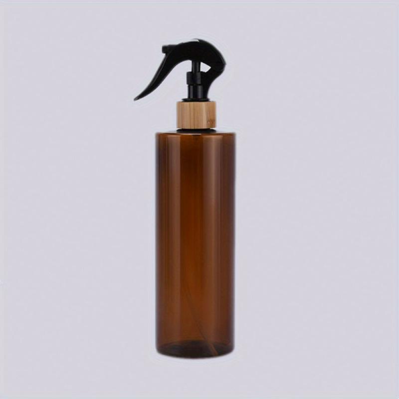 Brown Empty Spray Bottle Pump Cleaning Agent Hand Buckle Plastic Bottle