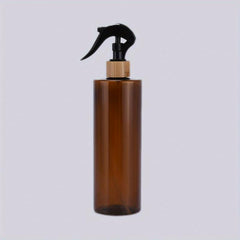 Brown Empty Spray Bottle Pump Cleaning Agent Hand Buckle Plastic Bottle
